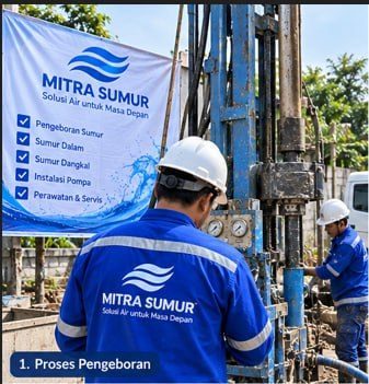 Panel kelistrikan pompa sumur bor