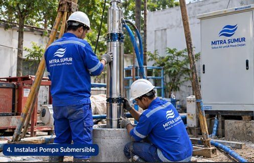 Uji aliran air sumur bor