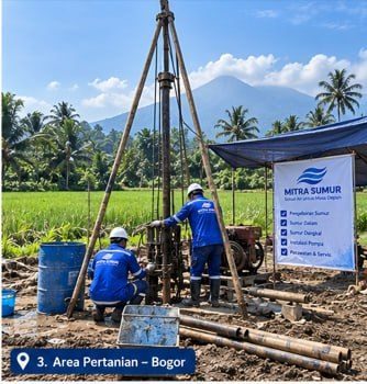 Serah terima pekerjaan sumur bor